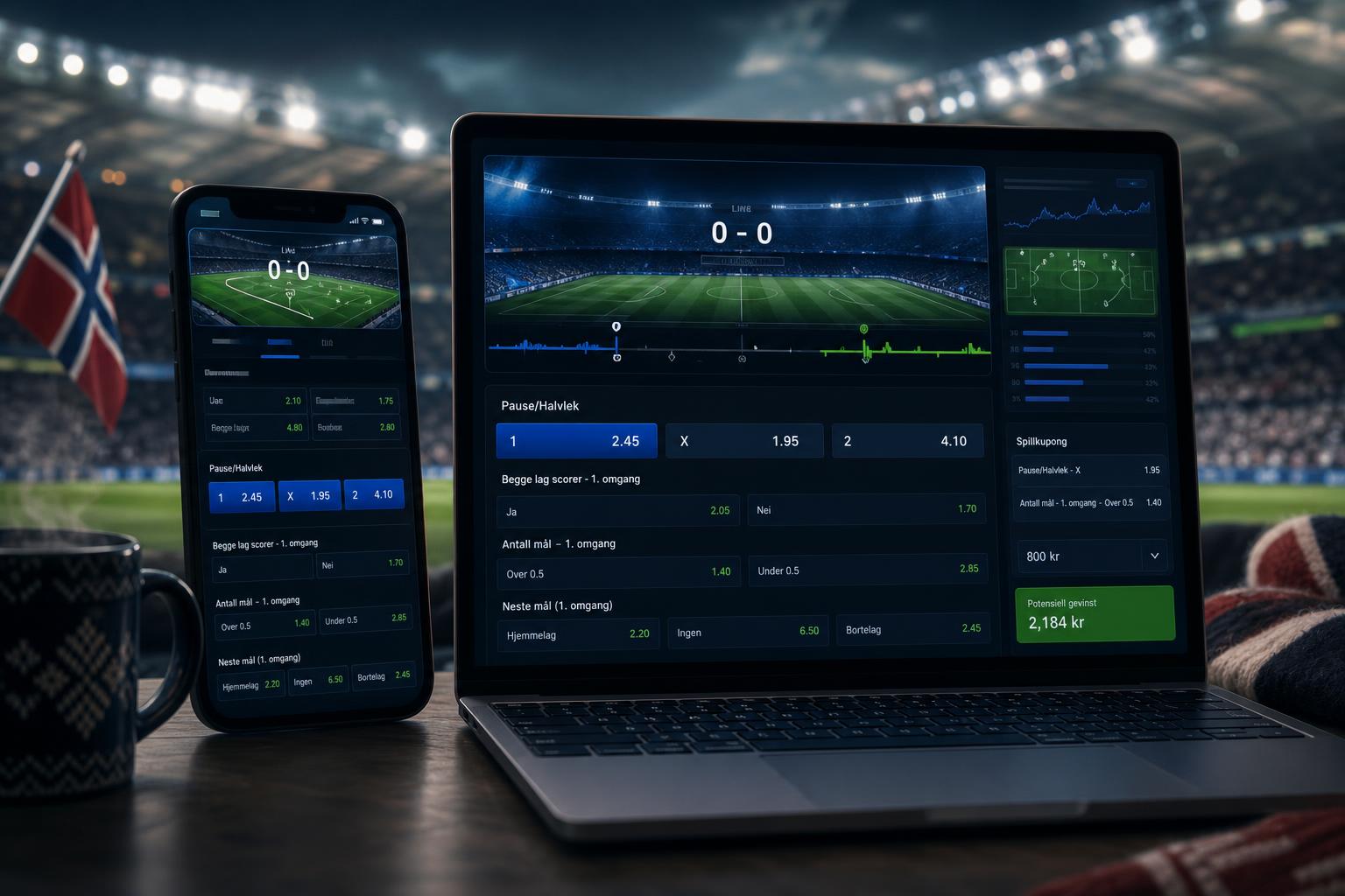 Pauseodds-betting: Nybegynnerguiden til å spille på halvtidsresultater